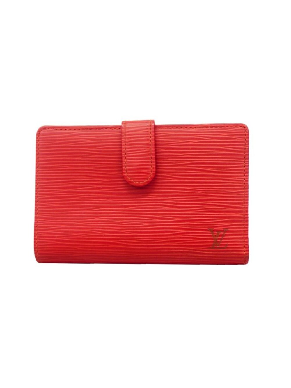 Louis Vuitton Wallet Epi Porte Monnaie Billets Viennois Rouge